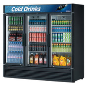 Turbo Air TGM-72SD-N Super Deluxe Refrigerated Glass Merchandiser Three-section