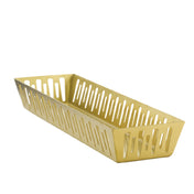 Service Ideas DB-77VG Bread Basket 3.5"W X 12"D X 1.75"H Rectangle