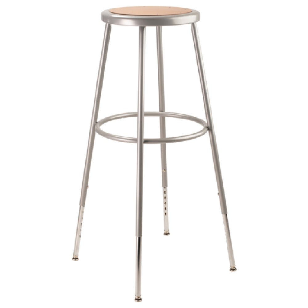 National Public Seating 6230H NPS® Heavy Duty Steel Stool 32"-39" Height Adjustable