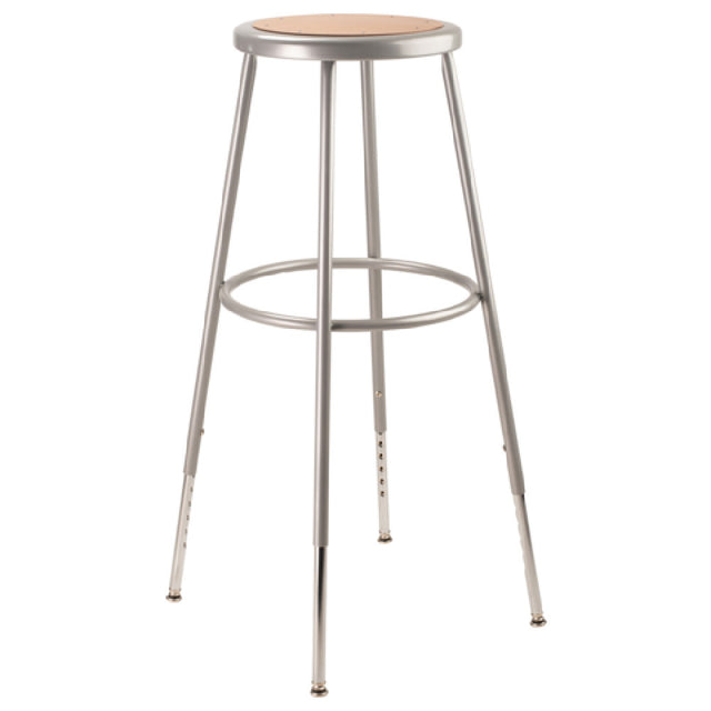 National Public Seating 6230H NPS® Heavy Duty Steel Stool 32"-39" Height Adjustable