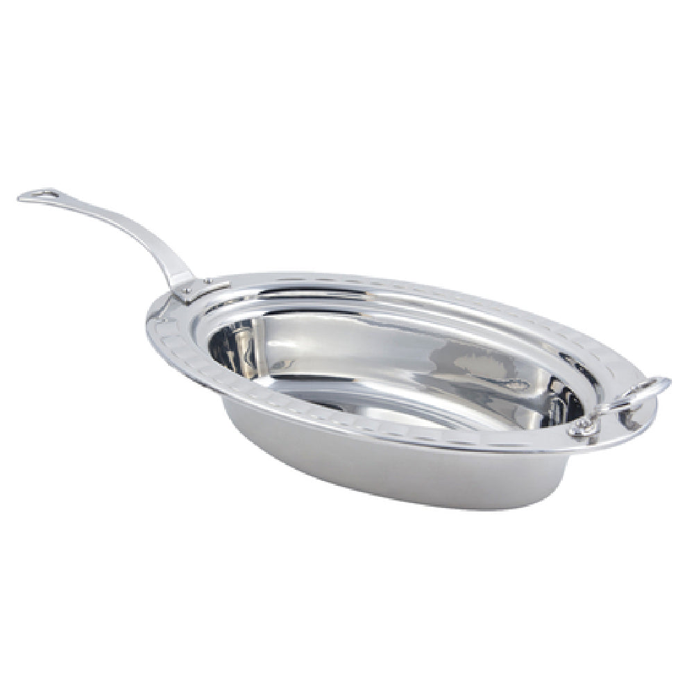 Bon Chef 5699HLSS Food Pan Full Oval 6-1/8 Qt. (196 Oz.) Capacity