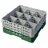 Cambro 9S638119 Camrack® Glass Rack With (3) Soft Gray Extenders Full Size