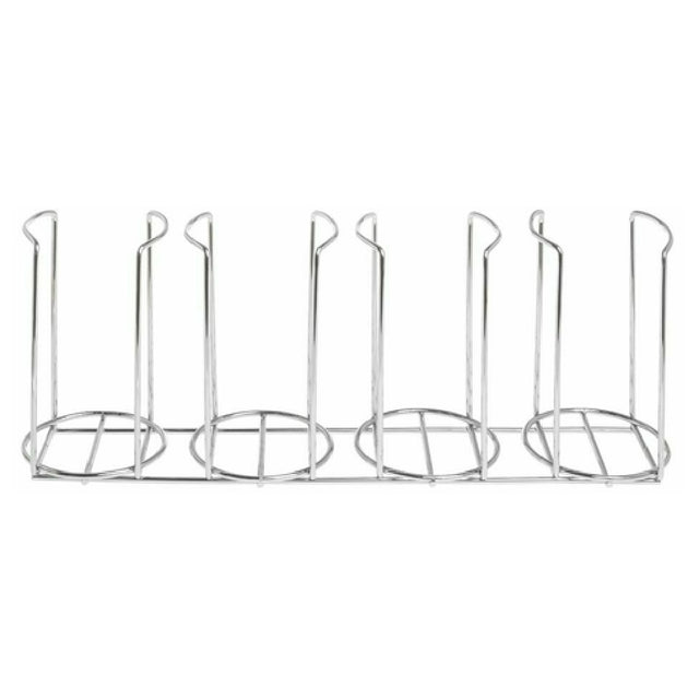 Hubert 80028 - Cup/Lid Holder, 4-compartment, 4-1/4"L X 19-3/8"W X 6-3/4"H