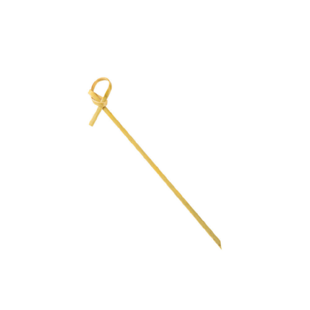 CAC China FPBK-5 Food Pick 4-3/4" L Bamboo Knot