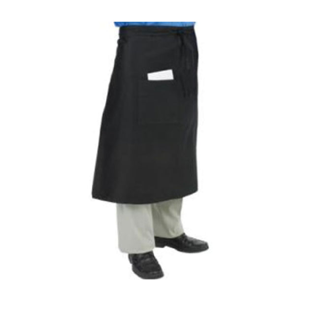 John Ritzenthaler Company 607BA2-BK Chef Revival® Bistro Apron 28" X 34" With 2 Middle Pockets