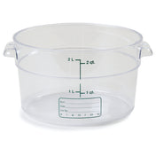 Carlisle 1076307 Carlisle StorPlus™ Food Storage Container 2 Qt. Round