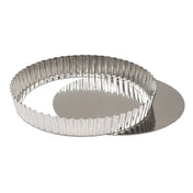 JB Prince M256 9.5 Tart Mold 9-1/2" Dia. Tinned Steel