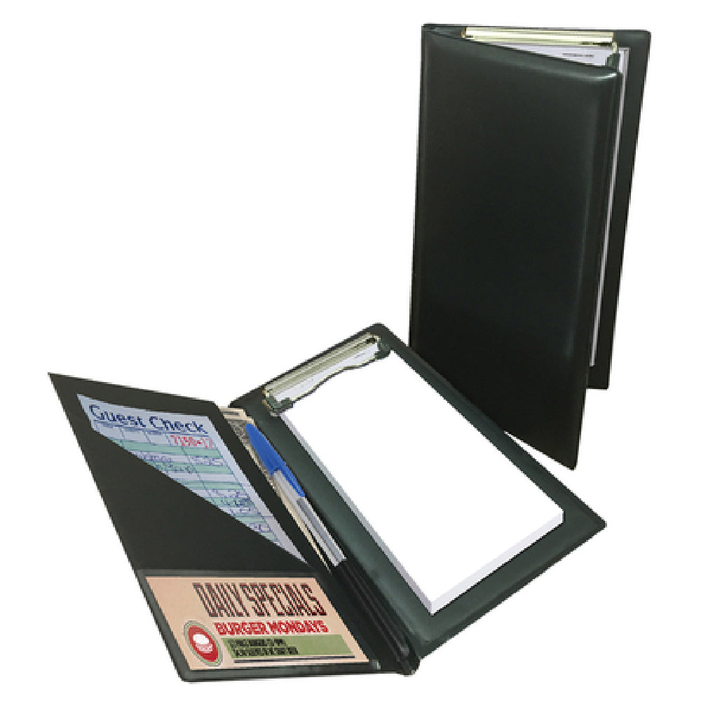 Menu Solutions HSWTR-CLP Waiter Pad Holder 5" X 9" Closed With Clip