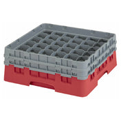 Cambro 36S434163 Camrack® Glass Rack With (2) Soft Gray Extenders Full Size