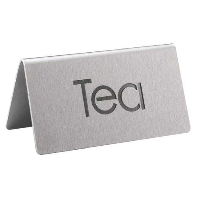 Service Ideas 1C-BF-TEA-MOD Beverage ID Tent "Tea" 1-1/2"H X 3"W