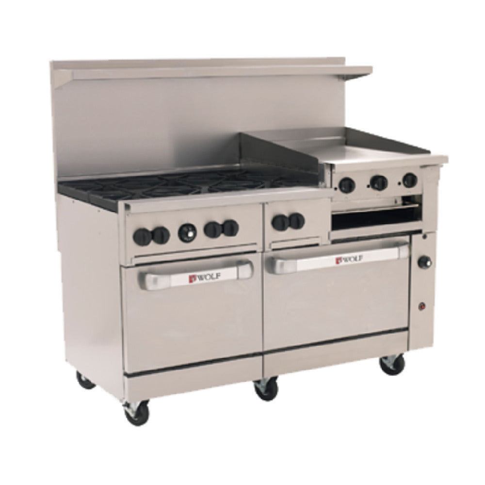 Wolf C60SS-6B24GB_NAT Challenger XL™ Restaurant Range 60" Gas