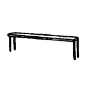 Piper Products SS-72 - Shelf, Table Mounted, Single-deck