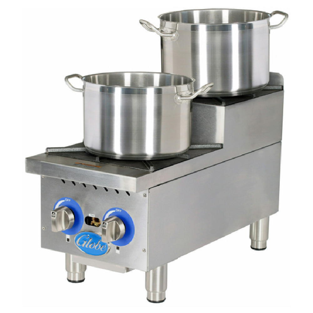 Globe (Middleby) GHPSU212G - (QUICK SHIP) Hotplate, Gas, Countertop