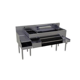 Glastender ALL-66B All-In-One Underbar Ice Bin/Cocktail Station Blender Station