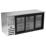 Beverage Air BB72HC-1-GS-S - Refrigerated Back Bar Storage Cabinet, Three-section