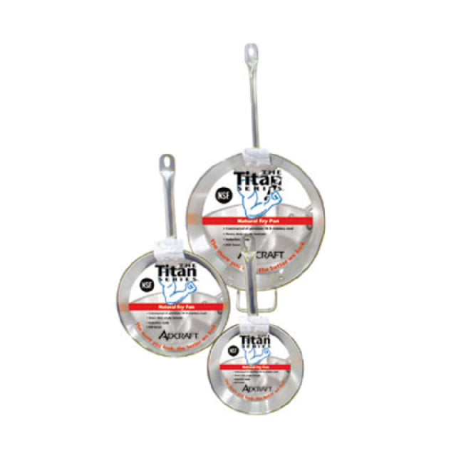 Admiral Craft FPSI-8 Titan Series™ Fry Pan 8" Dia. Hanging Hole