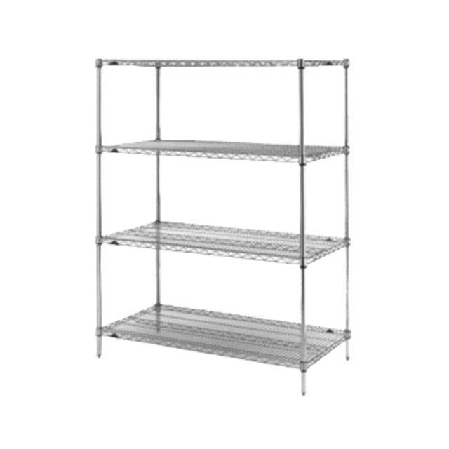 Metro N316C Super Erecta® Starter Shelving Unit 24"W X 18"D X 63"H (4) Wire Shelves