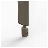 Metro SAMQ63PE Seismic HCAI Preapproval (formerly OSHPD) 63" MetroMax Epoxy Coated Post With Welded Receptacle And Seismic Leveler Bolt. OPM-0426. Spec Sheet 10.15