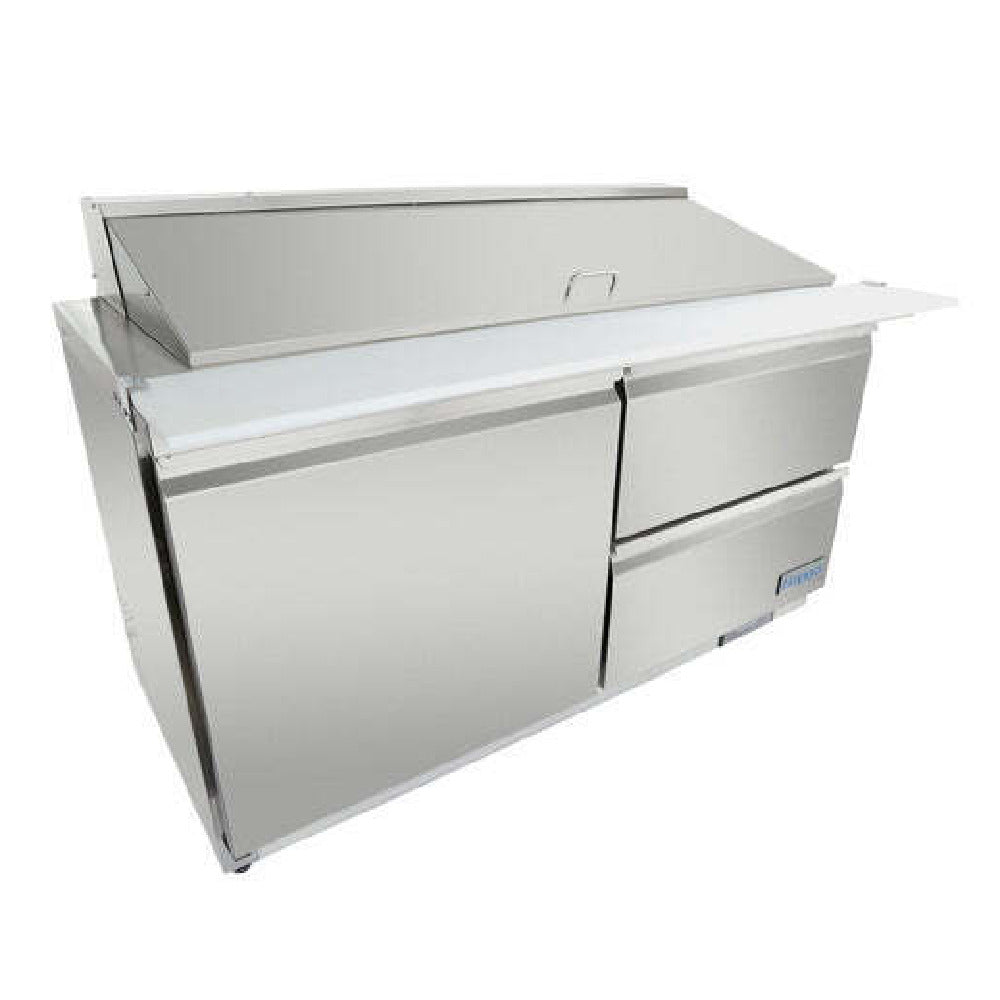 Empura E-KSP60M-D2 - Refrigerated Sandwich/Salad Mega Top Prep Table With Drawers
