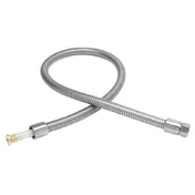 T&S Brass B-0028-H2A Hose 28" Flexible Stainless Steel Less Handle