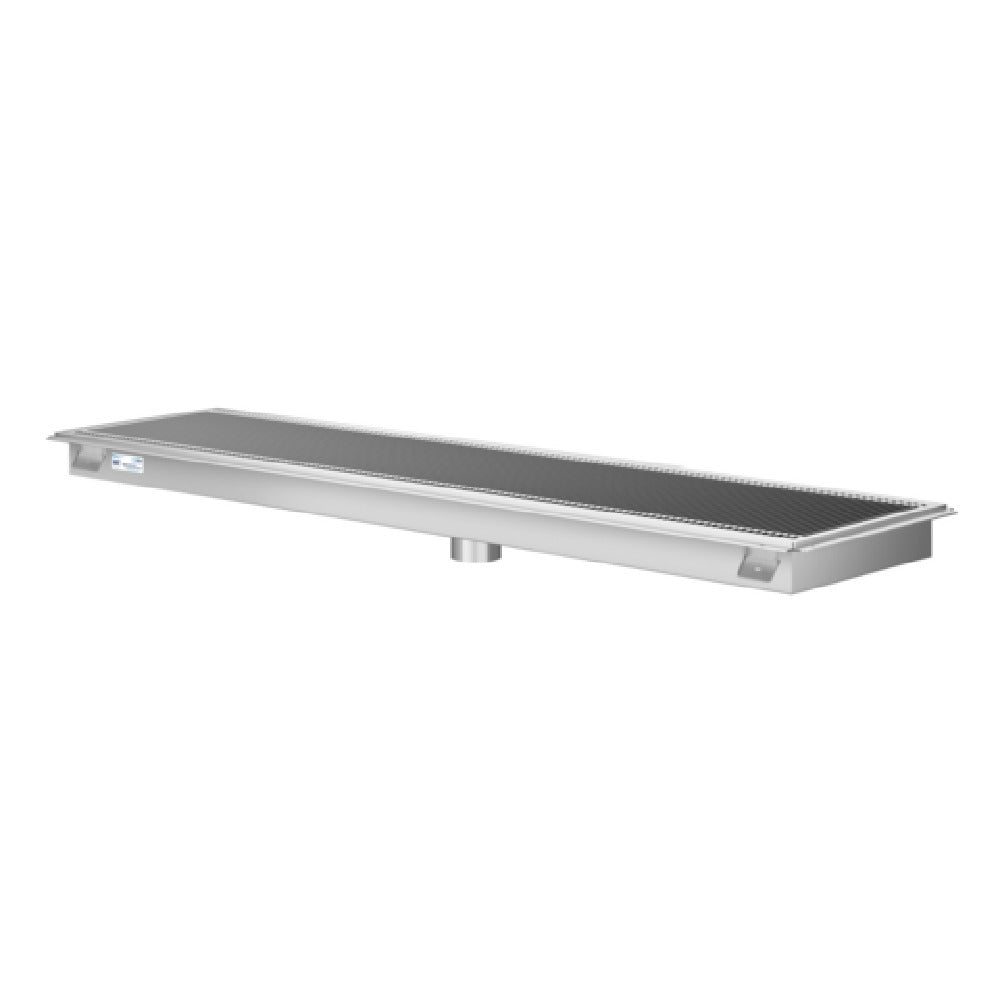 Koolmore KM-FTG-1842 KoolMore Commercial Floor Trough Drain 42"W X 18"D 4"dia. Drain Connections