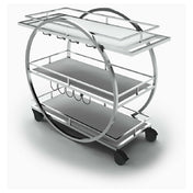 Forbes Industries F35-5573 Mixology Cart Cartwheel Executive 52"L X 24"W X 46"H