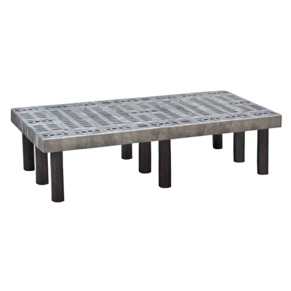 Quantum 482412DPP Polymer Dunnage Rack Vented 700 Lb. Load Capacity