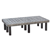 Quantum 482412DPP Polymer Dunnage Rack Vented 700 Lb. Load Capacity
