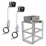 Gold Medal 2396-00-211 - Popcorn Topping Dispenser, (2) Dispenser Pedestals, With Photo-eyes