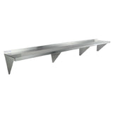 Empura 1596WS18G - Wall Mount Storage Shelf, 96"W X 15"D X 16"H, Standard Duty