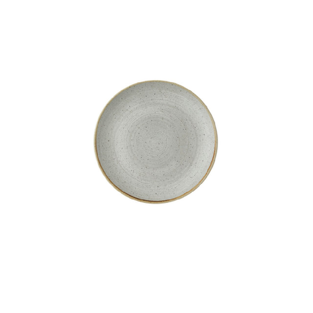 Churchill China SRGYEV111 Coupe Plate 11.25" Dia. Raw Grey Evolve