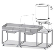 Gold Medal 2622-00-110 - Single Karmel Kool System (for Mark 10/20), Modular Table System