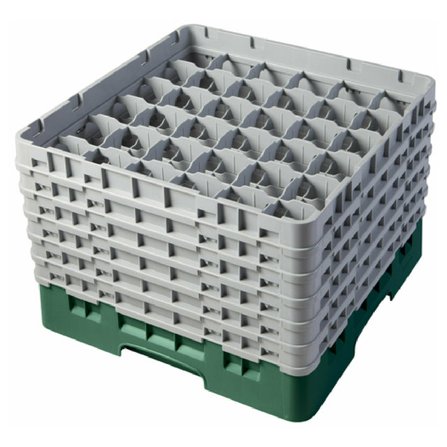 Cambro 36S1114119 Camrack® Glass Rack With (6) Soft Gray Extenders Full Size