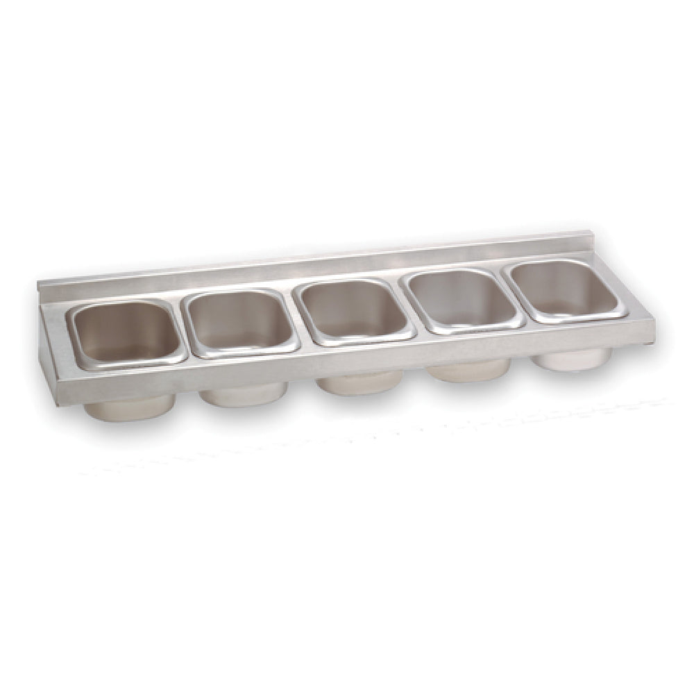 Advance Tabco PRA-2405 Prestige Condiment Rack Includes: (5) Plastic Removable Cups