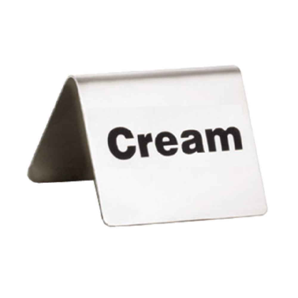 TableCraft Products B6 - Buffet Tent, "Cream", 2-1/2" X 2-3/4"