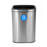 Alpine Industries ALP470-40L-R Recycling Can 10.5 Gallon (40 Liter) 17" X 10" X 25"H