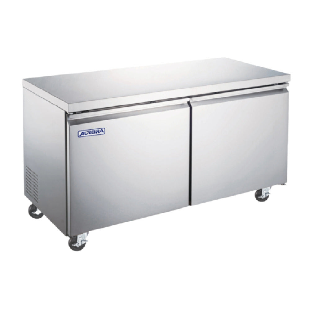 Omcan 59092 (FR-CN-1529E-HC) Aurora Under Counter Freezer Reach In Two-section