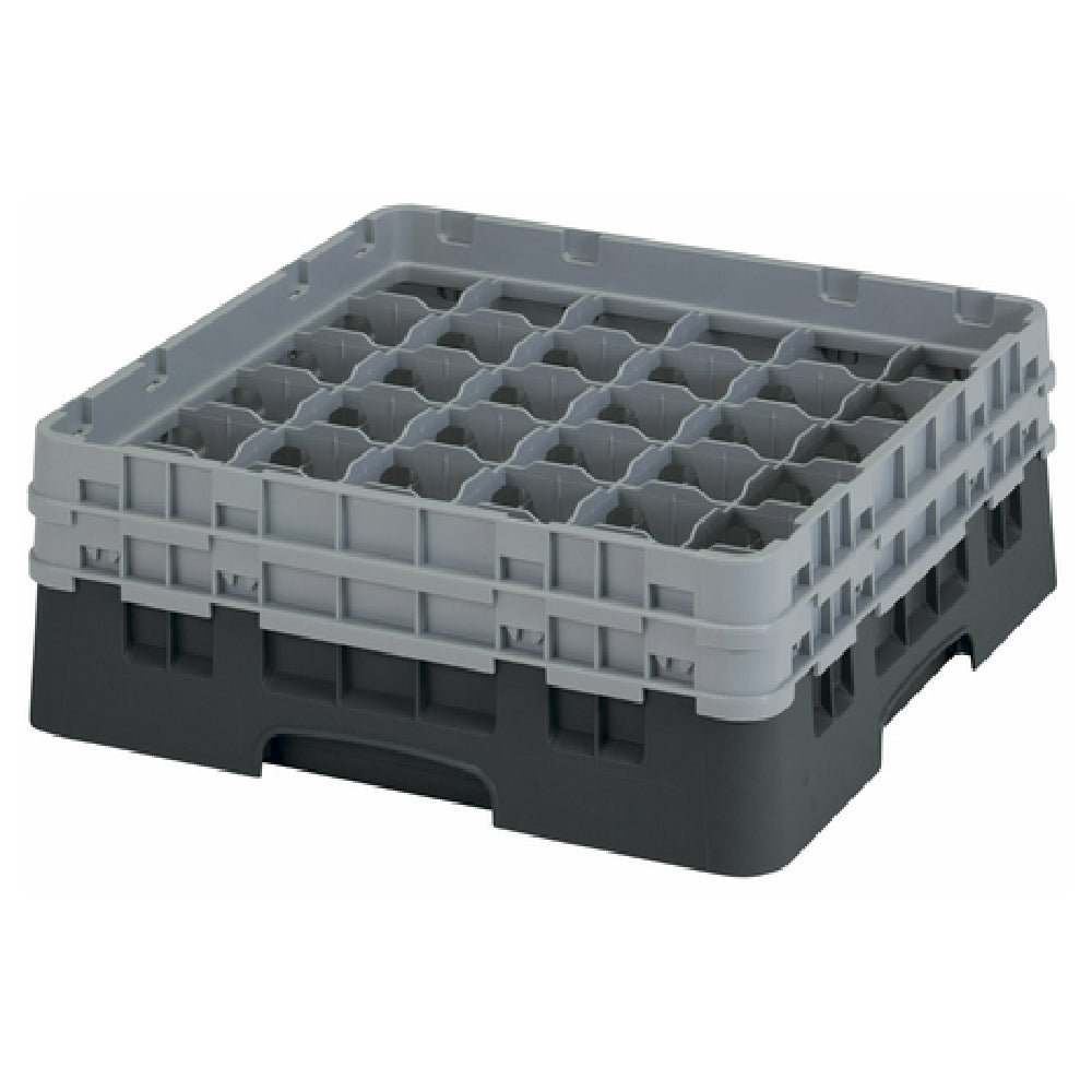 Cambro 36S434110 Camrack® Glass Rack With (2) Soft Gray Extenders Full Size