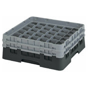 Cambro 36S434110 Camrack® Glass Rack With (2) Soft Gray Extenders Full Size