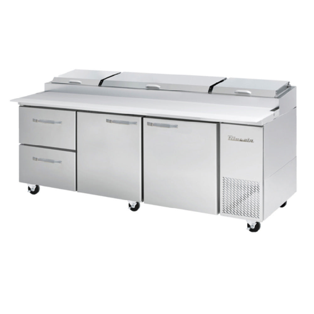Blue Air BAPP93-D2L-HC - Pizza Prep Table, Three-section, 93-1/4"W