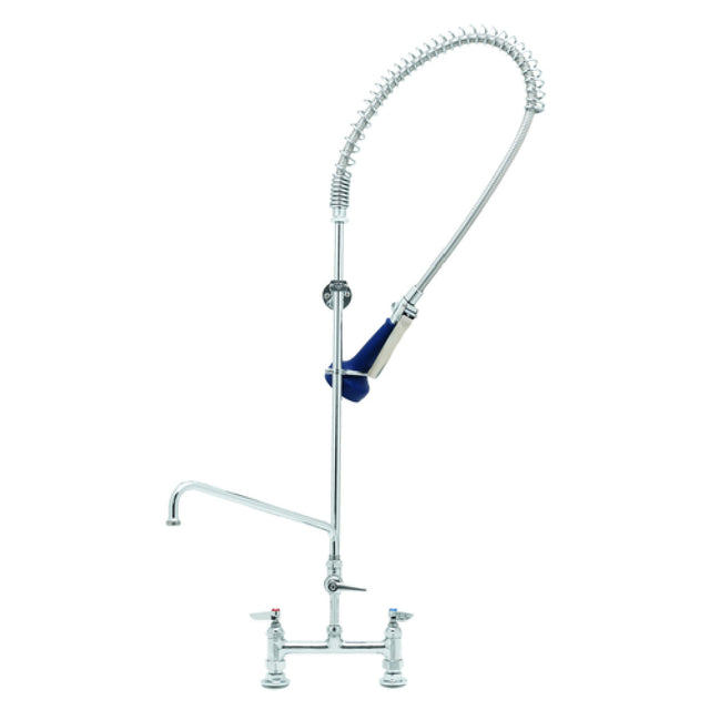 T&S Brass B-0123-A06-08C EasyInstall Pre-Rinse Unit Deck Mount Base 8" Adjustable Center