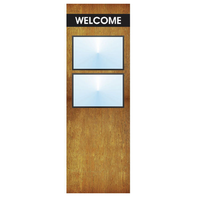 Hubert 20622 - Menu Board, 2-pocket, Floor Stand