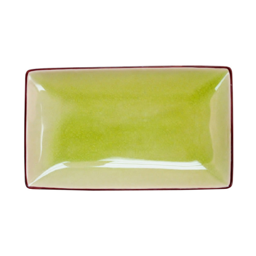CAC China 666-33-G Japanese Style Platter 5"L X 3-1/2"W X 1"H Rectangular