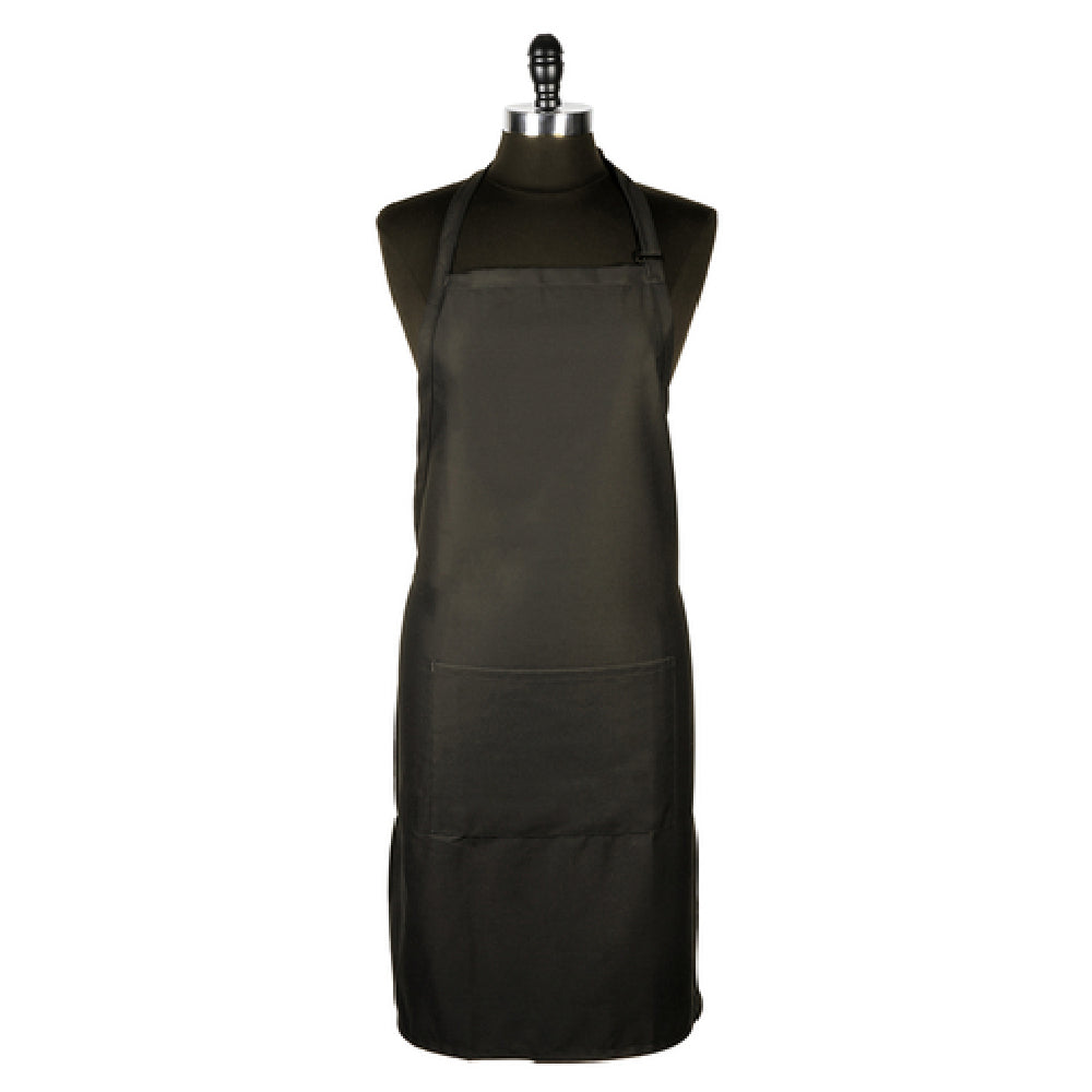 Mercer Culinary M61110BK Genesis Bib Apron 33" X 23" With Pocket