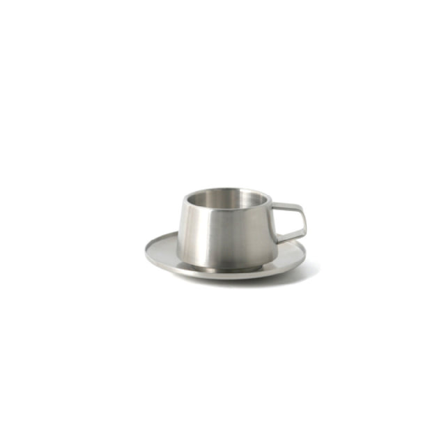 FOH DCS074BSS23 Bevel Saucer 4.25" X 4.25" X 0.5"H Round