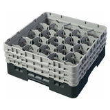 Cambro 20S638110 Camrack® Glass Rack With (3) Soft Gray Extenders Full Size