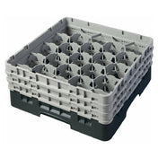 Cambro 20S638110 Camrack® Glass Rack With (3) Soft Gray Extenders Full Size