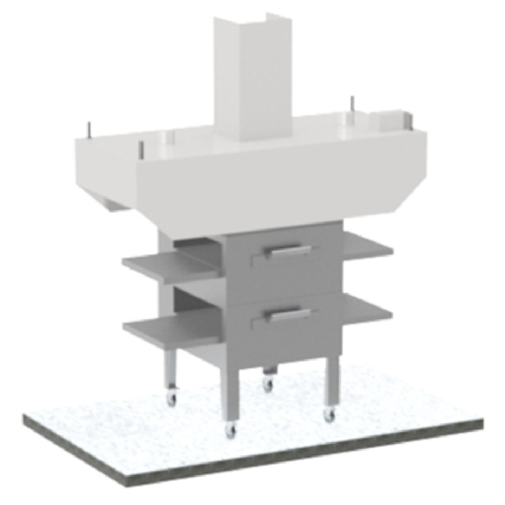 Avtec SSA-PIZZA42098 - SimpleSpec Conveyor Pizza Oven Hood, Suitable For Type I & Type II Use