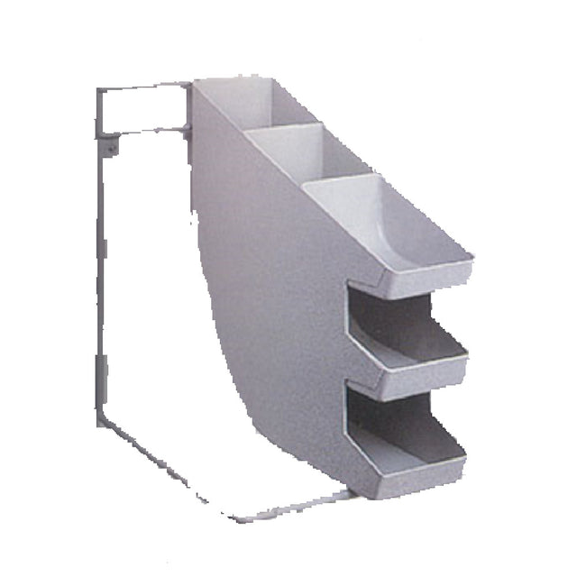 SPG CBF3E - ISS Condiment Bin Frame, Wall Mount, Holds (3) 15" X 4-3/4" X 14-1/2" Bins