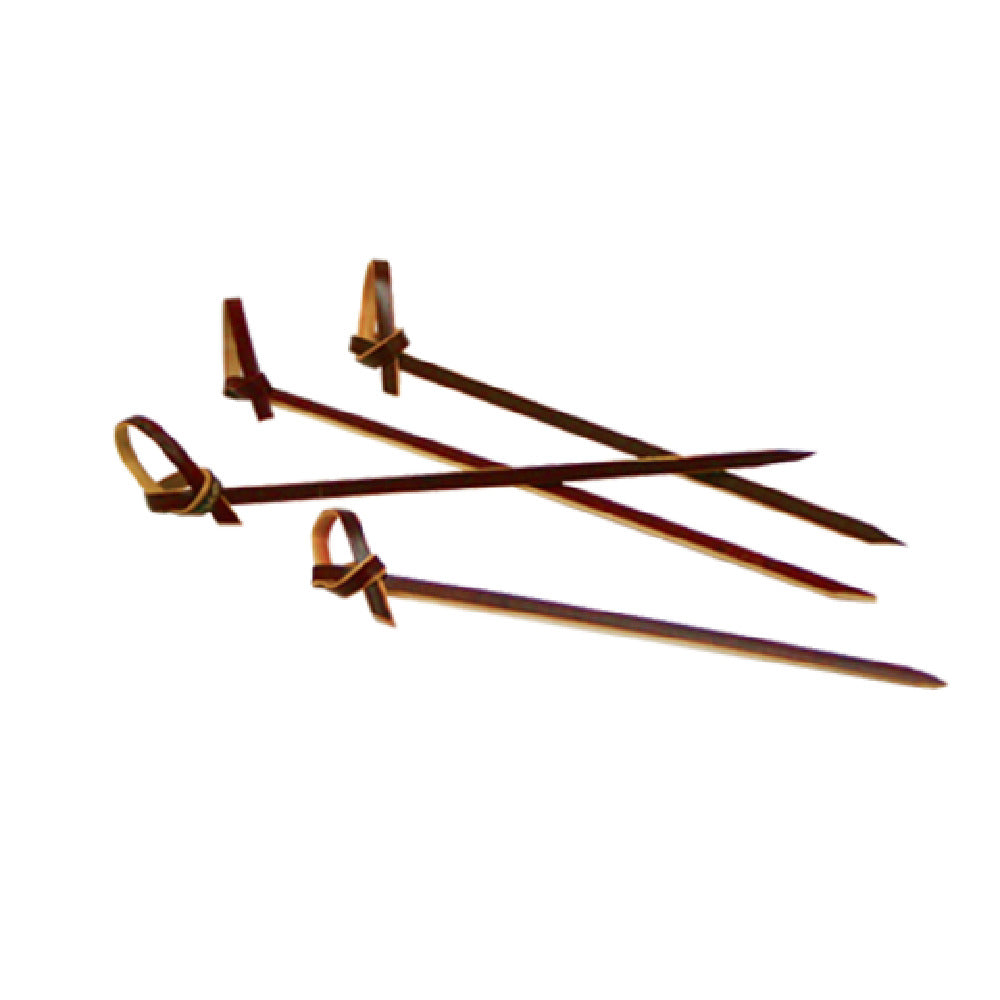 FOH AST017RDB83 Servewise® Disposable Knotted Pick 4-1/2"L Bamboo